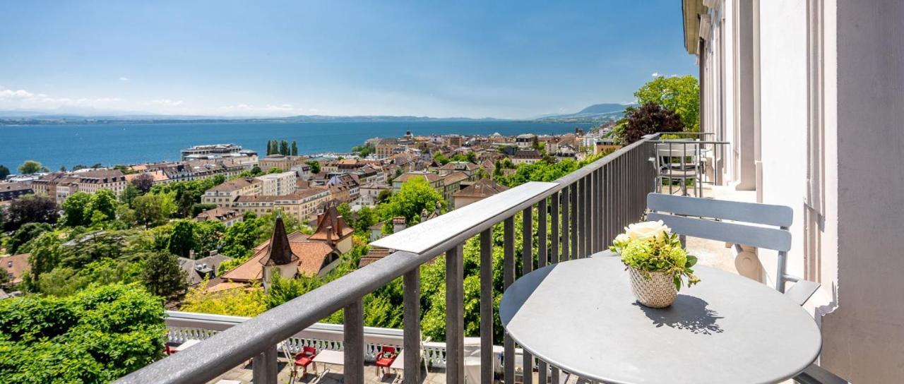 Hotel Alpes & Lac Neuchâtel Exterior foto